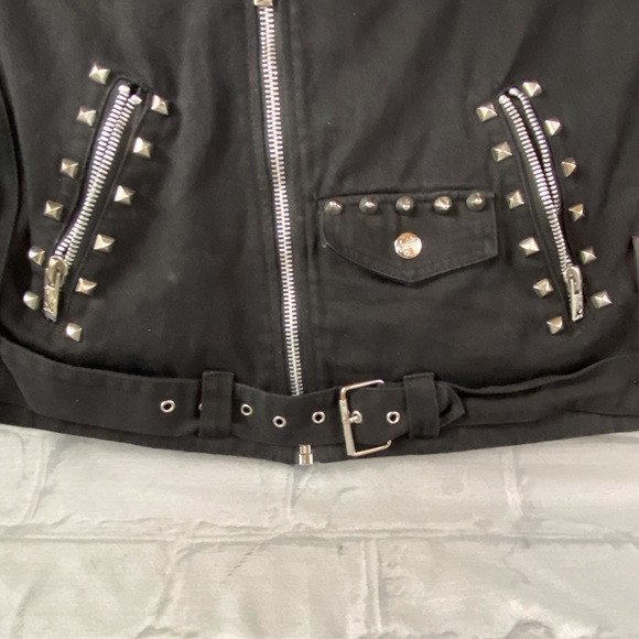 NWOT Tripp nyc Studded Moto Jacket - Picture 8 of 14